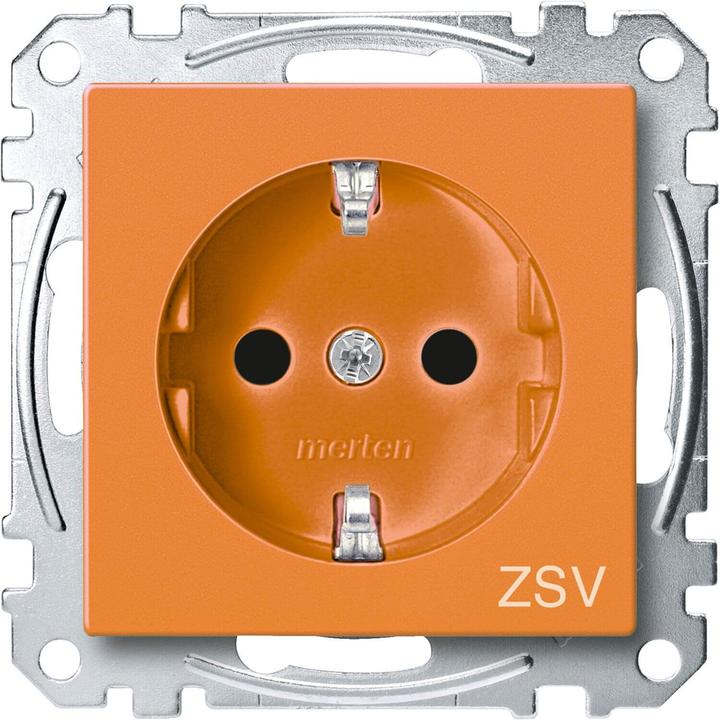 Produktbild Merten Steckdose SCHUKO MEG2300-0302 orange System M