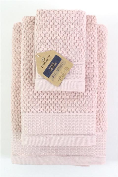 Domoletti Handtuch Badezimmer DORINDA, hellrosa, 50 x 90 cm (50 x 90 cm)