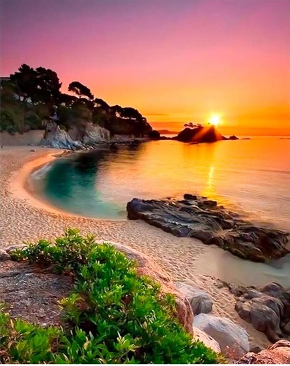 Diamond Painting "Sunset" 40 x 50 cm