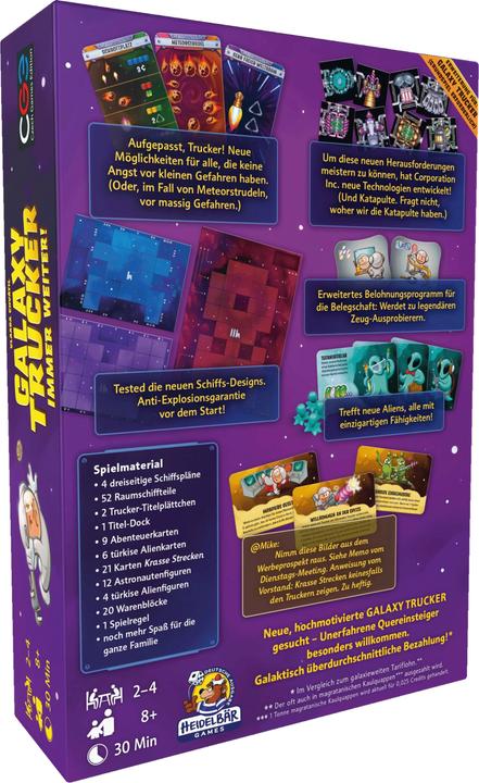 Produktbild Czech games edition CZ118 - Galaxy Trucker 2nd Edition: Immer weiter!, Brettspiel, für 2-4 Spieler (DE-Erweiterung) (Deutsch, 2 - 4 Spieler)