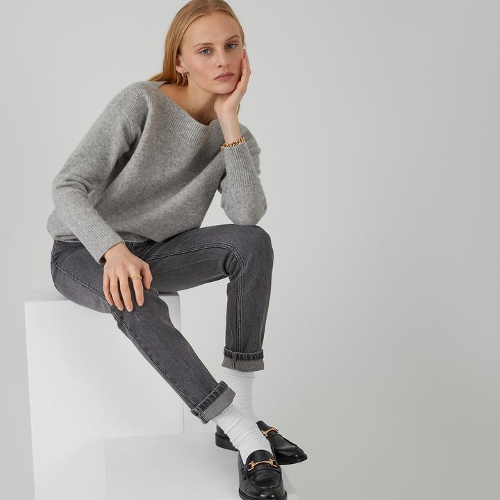 Produktbild La Redoute Collections Pullover mit U-Boot-Ausschnitt (L)