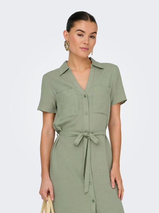 Produktbild JdY JDYCAYA Midikleid Hemdblusenkleid (M)