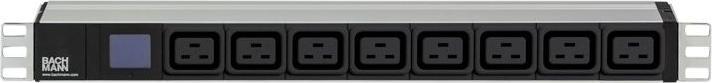 Produktbild Bachmann BlueNet BN0500 - Verlängerungsschnur (Rack - einbaufähig) (8 x, IEC 320, 2 m)