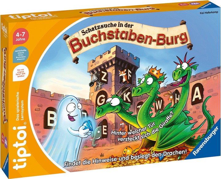 Produktbild tiptoi Schatzsuche in der Buchstaben-Burg (Deutsch)