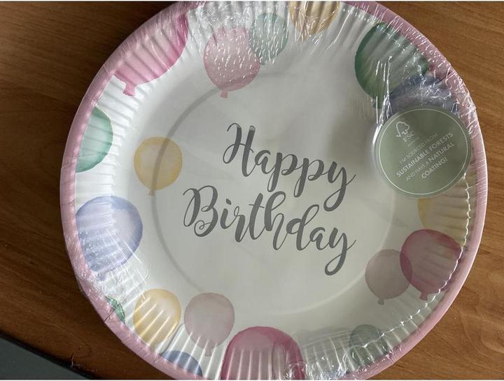 Actual product image Neutral Partyartikeln (8x)