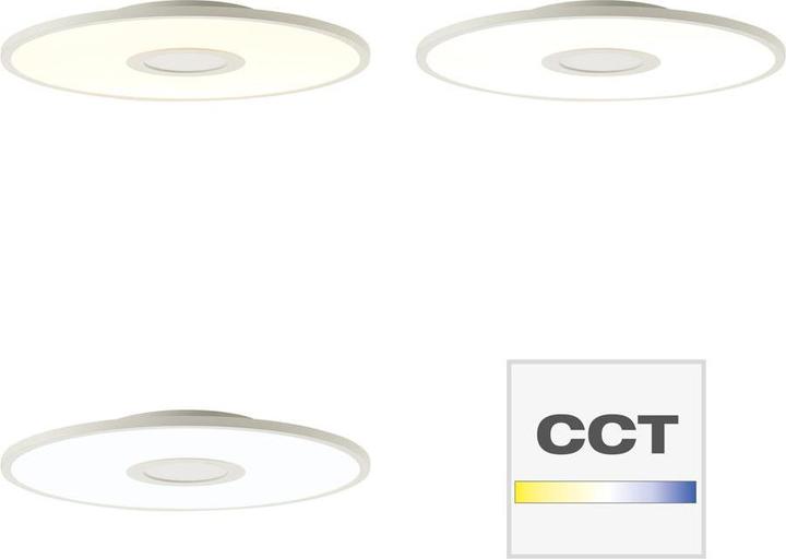 Actual product image Brilliant Odella LED 24W WA/DE+CCT+RGB+RC Deckenaufbau-Paneel 45cm (2400 lm)