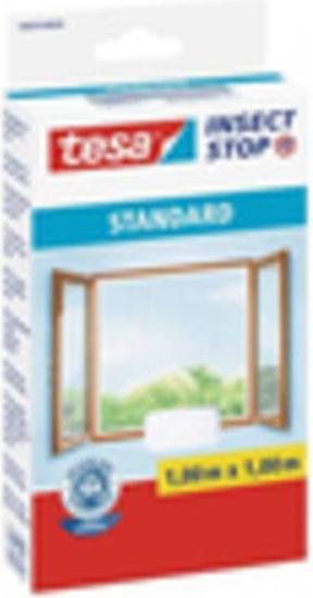 Actual product image tesa Insect screen STANDARD for windows, with Velcro tape, without drilling (110 x 130 cm)