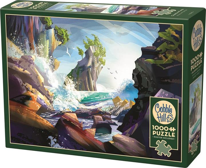 Actual product image Cobble Hill Puzzle 1000 pieces Coastal Waves (1000 pieces)