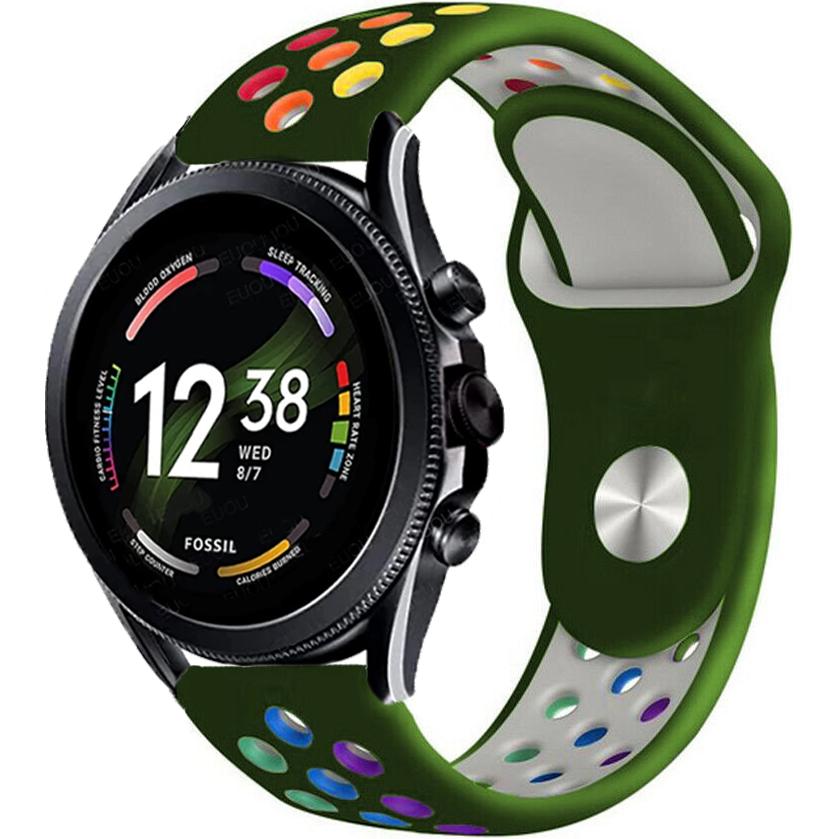 Strap-it Sportarmband (Silikon), Uhrenarmband, Grün