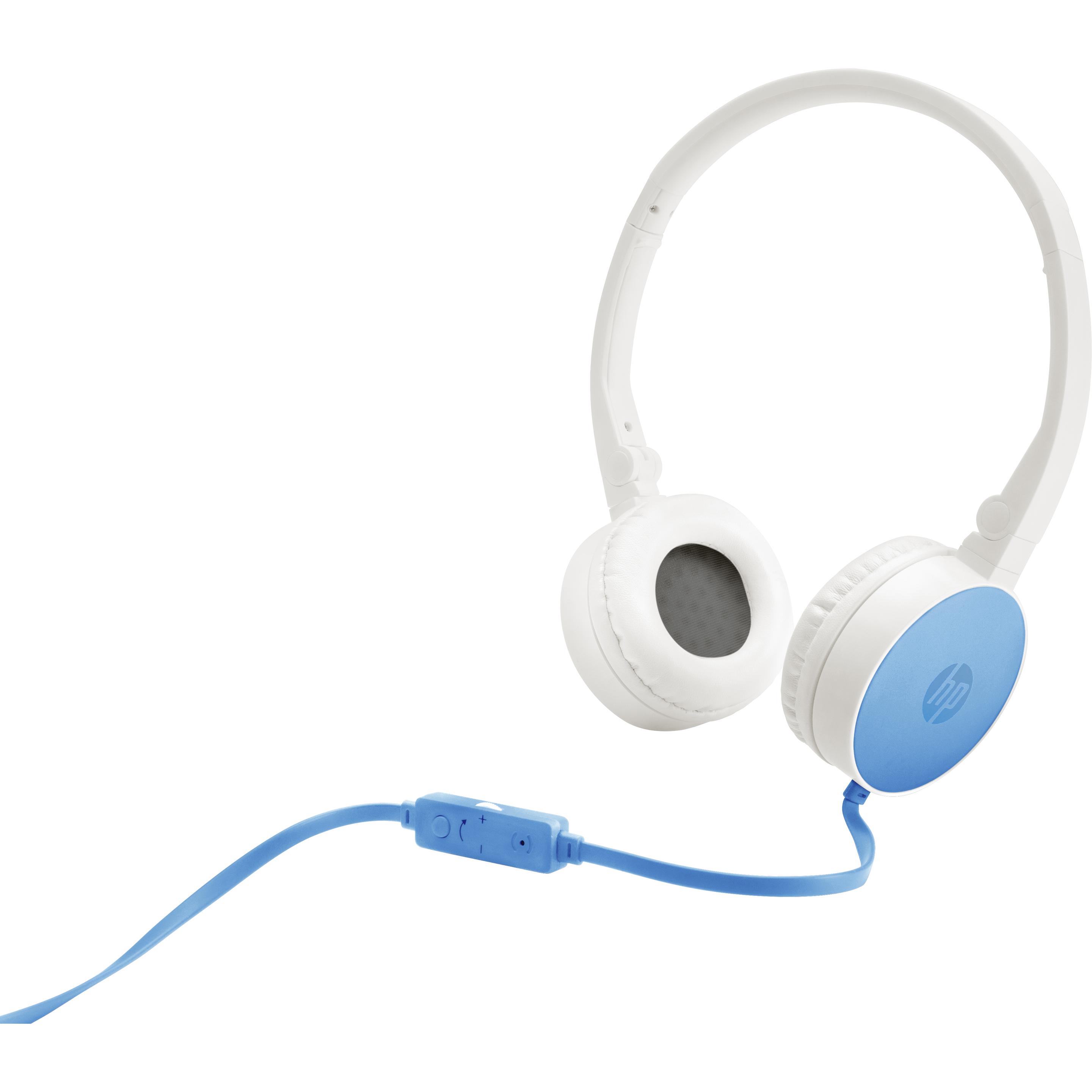 Thumbnail - HP HPI Stereo Headset H2800 Ocean Blue (Kabelgebunden), Office Headset, Blau, Weiss