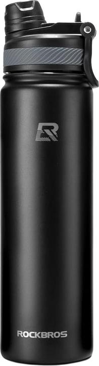 Produktbild Rockbros 35210029002 Fahrrad-Thermoflasche für Getränke 620 ml – Schwarz (0.65 l)