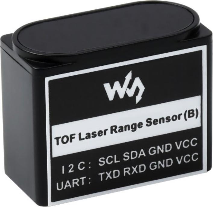 Actual product image WaveShare ToF UART/I2C 15m Long Range Laser Distance Sensor