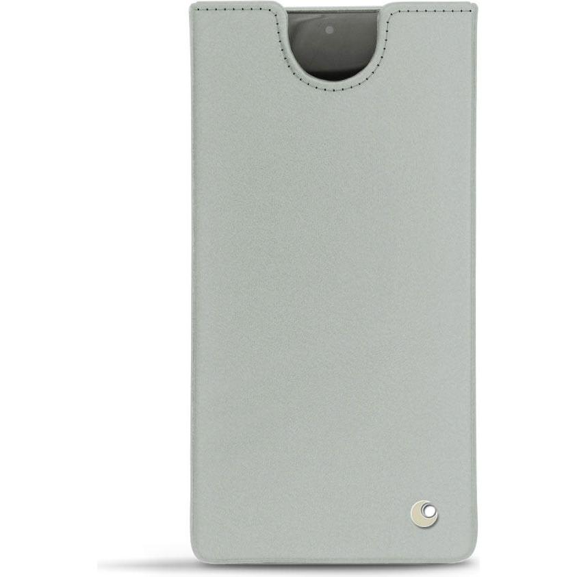 Noreve Lederschutzhülle (Samsung Galaxy Note 10), Smartphone Hülle, Grau