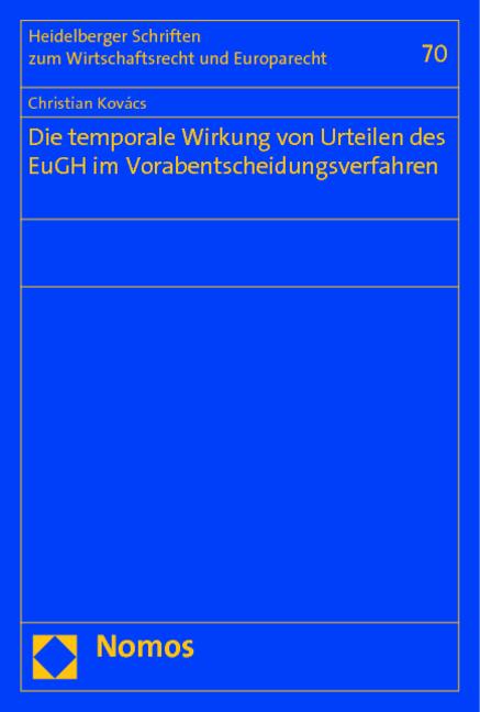 Produktbild im Vorabentscheidungsverfahren (Deutsch, Christian Kovács, 2015)