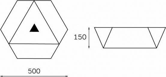 Immagine prodotto Innolux Zio Ceiling light, 3 x E27, 50 cm