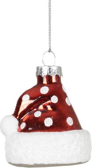 Produktbild Kaemingk Dekohänger Weihnachten - Stiefel, Mantel, Mütze - aus Glas - ca. 7,5 x 4 x 8 cm - 1 Stück (1x)