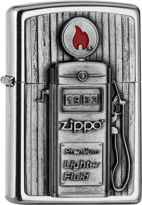 Actual product image Zippo Gas Pump Emblem