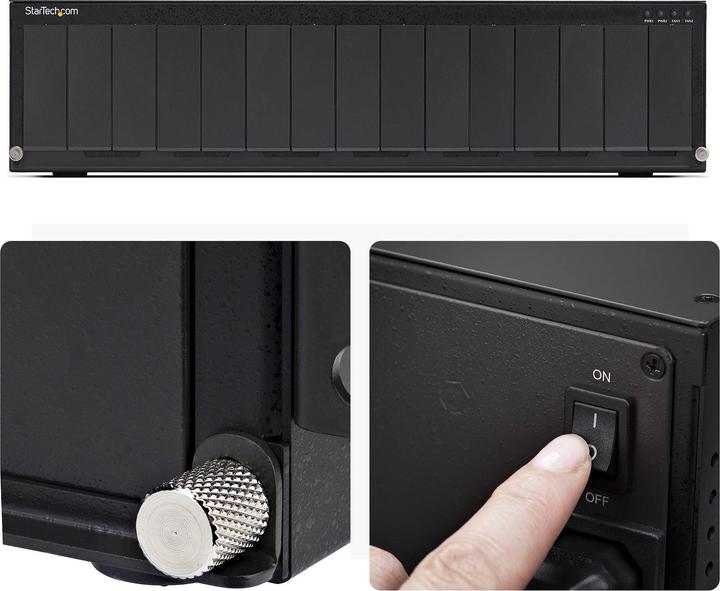 Actual product image StarTech 15-Slot Media Chassis Taa. Nms In Accs