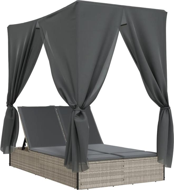 Actual product image vidaXL Doppel-Sonnenliege (114 cm)