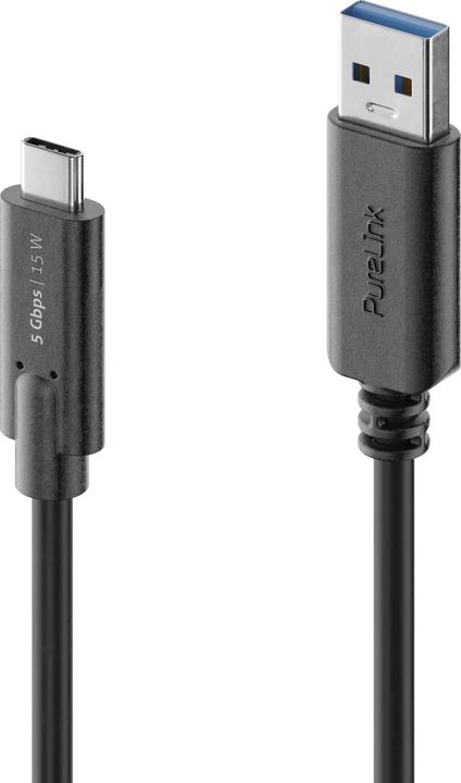 Immagine prodotto Purelink Cavo USB 3.1 (Gen 1) USB C - USB A 1,5 m Nero (1.50 m, USB 3.2 Gen 1)