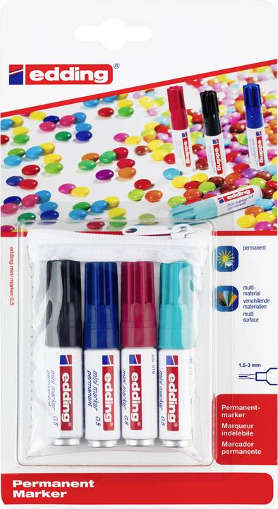Produktbild Edding 0.5 Permanentmarker (4x)