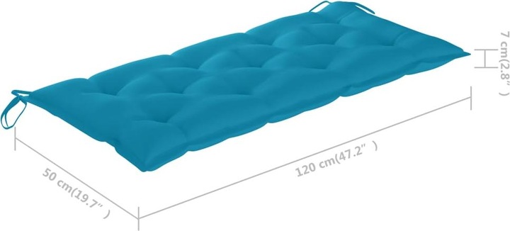 Image du produit VidaXL Paride (120 x 50 x 7 cm)