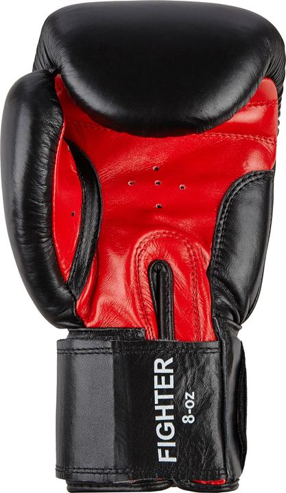 Image du produit Benlee Gants de boxe Fighter cuir noir (18 OZ, Taille unique)