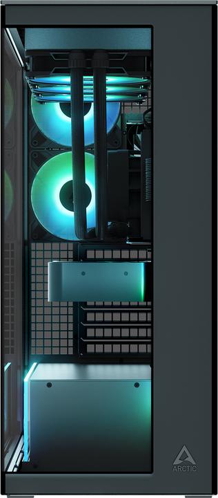 Immagine prodotto Arctic Xtender Mirrow Black Design (nero, vetro temperato x 2 (a specchio)) (E-ATX)