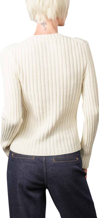 Image du produit Marc O'Polo Long Sleeve Pullover Transfer Detail Creamy Whit (XL)