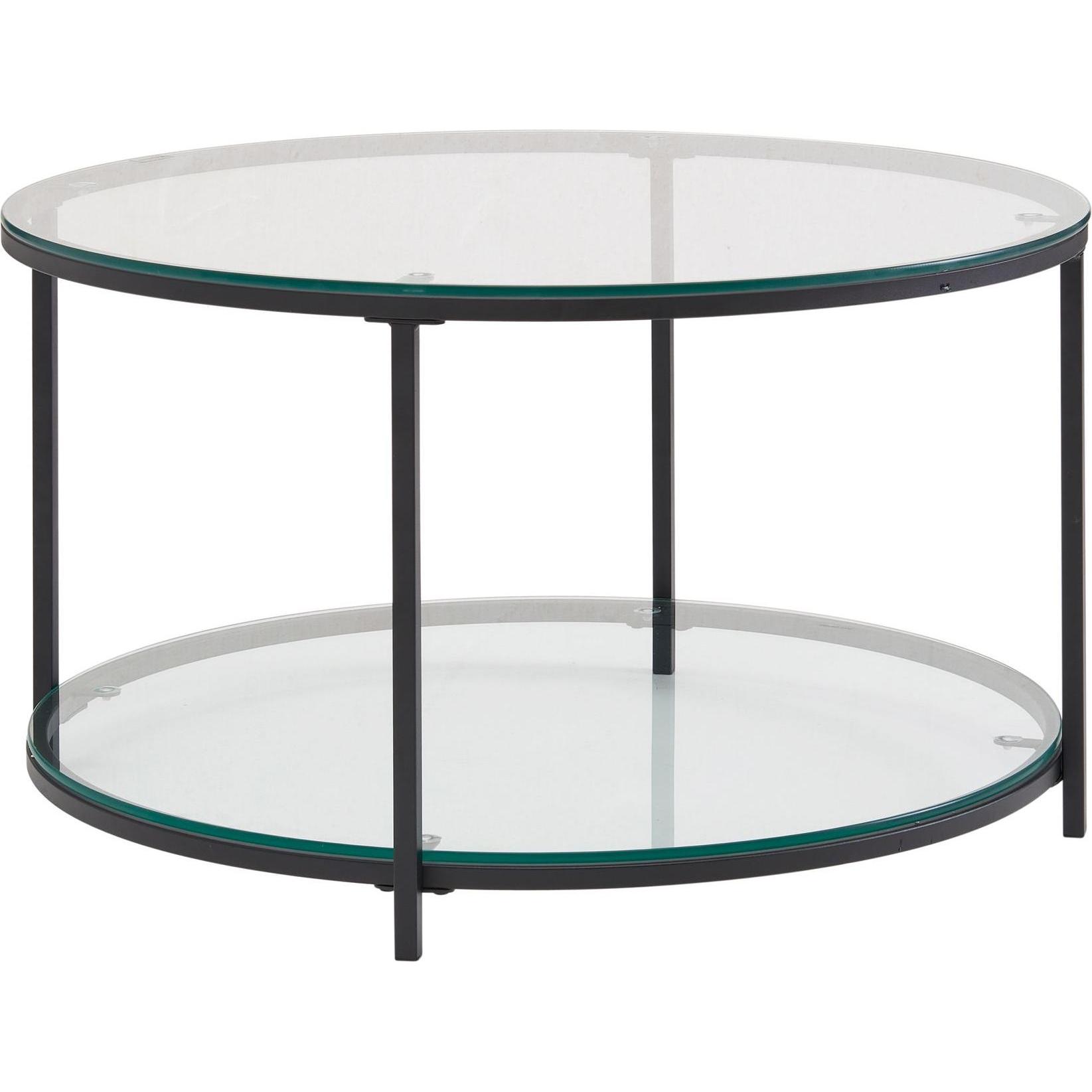FineBuy, Couchtisch + Beistelltisch, Rey (80 x 80 x 45 cm)