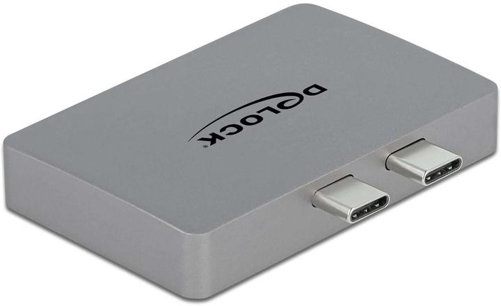 Productafbeelding Delock Dubbele HDMI-adapter met 4K 60 Hz en PD 3.0 (USB-C, 3 ports)