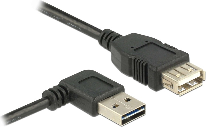 Produktbild Delock USB2.0-Kabel Easy A-A: 3m, schwarz (3 m, USB 2.0)