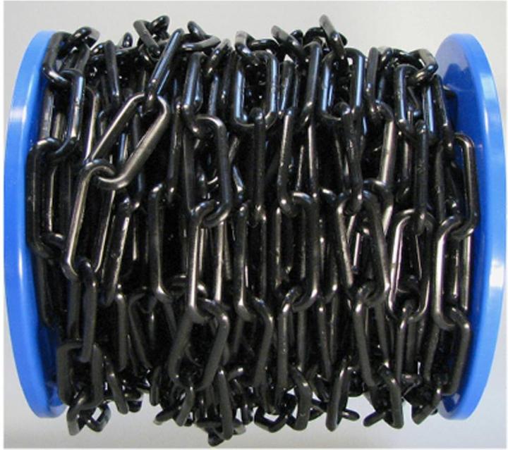 Produktbild Dörner + Helmer Absperrkette Schwarz Kunststoff 128960 25 m (128960) (25 m)