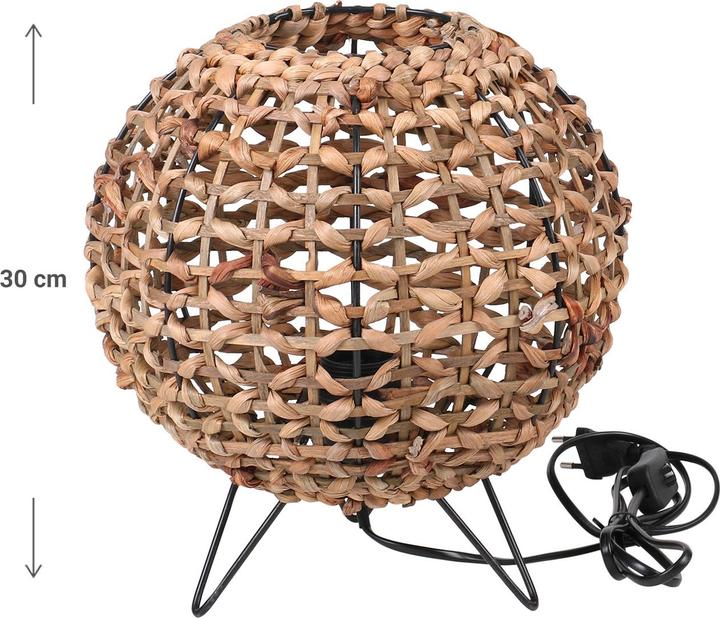 Immagine prodotto Natura Punto Nobile lampada in giacinto d'acqua e metallo