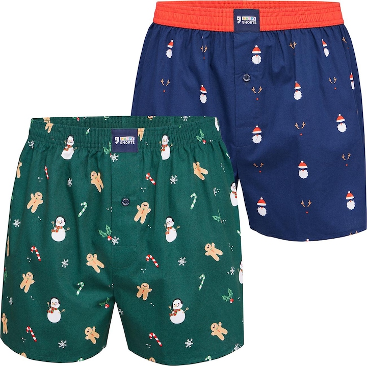 Actual product image Happy shorts Boxer XMAS (L, pack of 2)