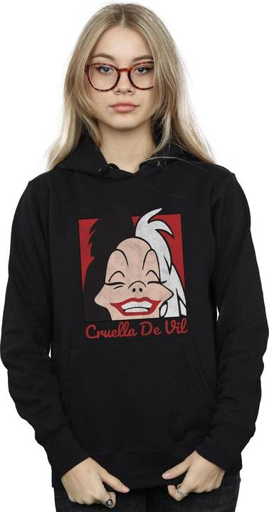 Produktbild Disney Cruella De Vil Cropped Head Kapuzenpullover (L)