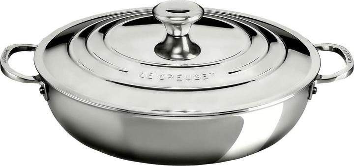Produktbild Le Creuset 3-ply Plus (30 cm, Bräter + Schmortopf, Edelstahl)