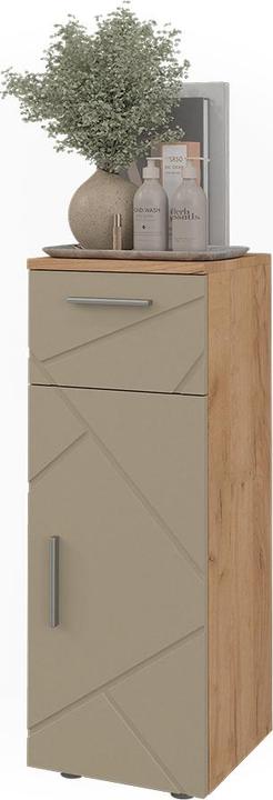 Produktbild Vicco Midischrank Irma, Goldkraft Eiche/Beige, 30 x 81 cm (30 x 30 x 81 cm)