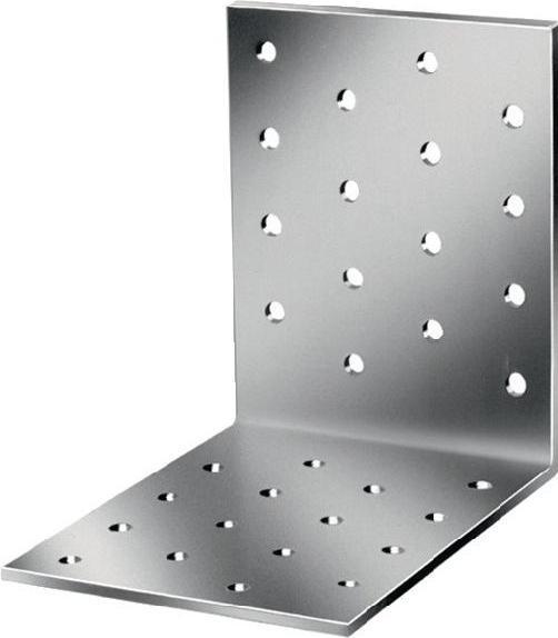 Immagine prodotto Vormann Piastra forata angolare 80 x 80x80mm p.2,5 mm (Angolo della piastra forata, 50 pz.)
