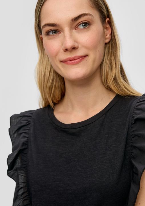 Produktbild s.Oliver T-Shirt Top mit Raffung (46)
