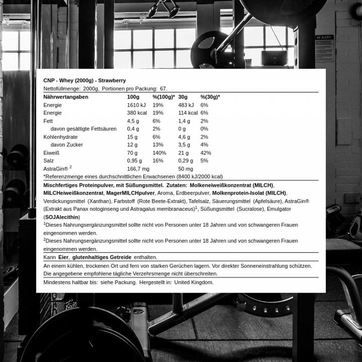 Produktbild CNP Whey (2000 g, Erdbeere)