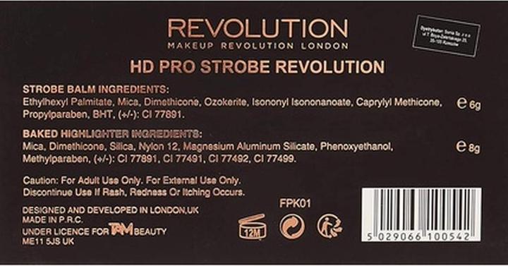 Produktbild Makeup Revolution Pro HD Strobe Palette - Multifunctional Palette 14 g