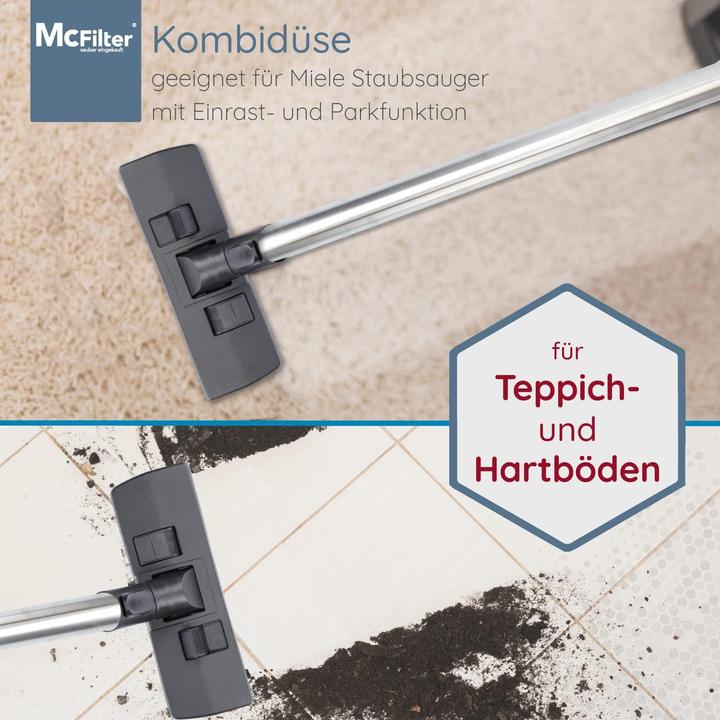 Actual product image Mc Filter Bodendüse für Miele CX1 Staubsauger Serie