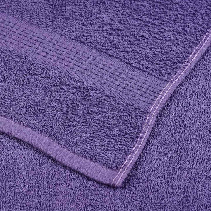Immagine prodotto vidaXL Asciugamani da bagno 2 pz. Viola 100x150 cm 360 g/m² 100% cotone telo doccia (100 x 150 cm)