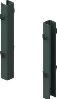 Peka Metall Zusatzhaken-Satz PEKA anthrazit Set (2 pcs.)