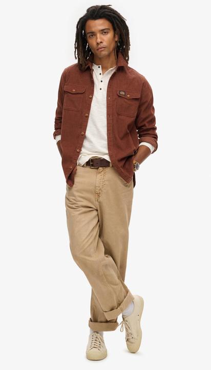 Image du produit Superdry Haut à col tunisien en jersey à manches longues (XL)