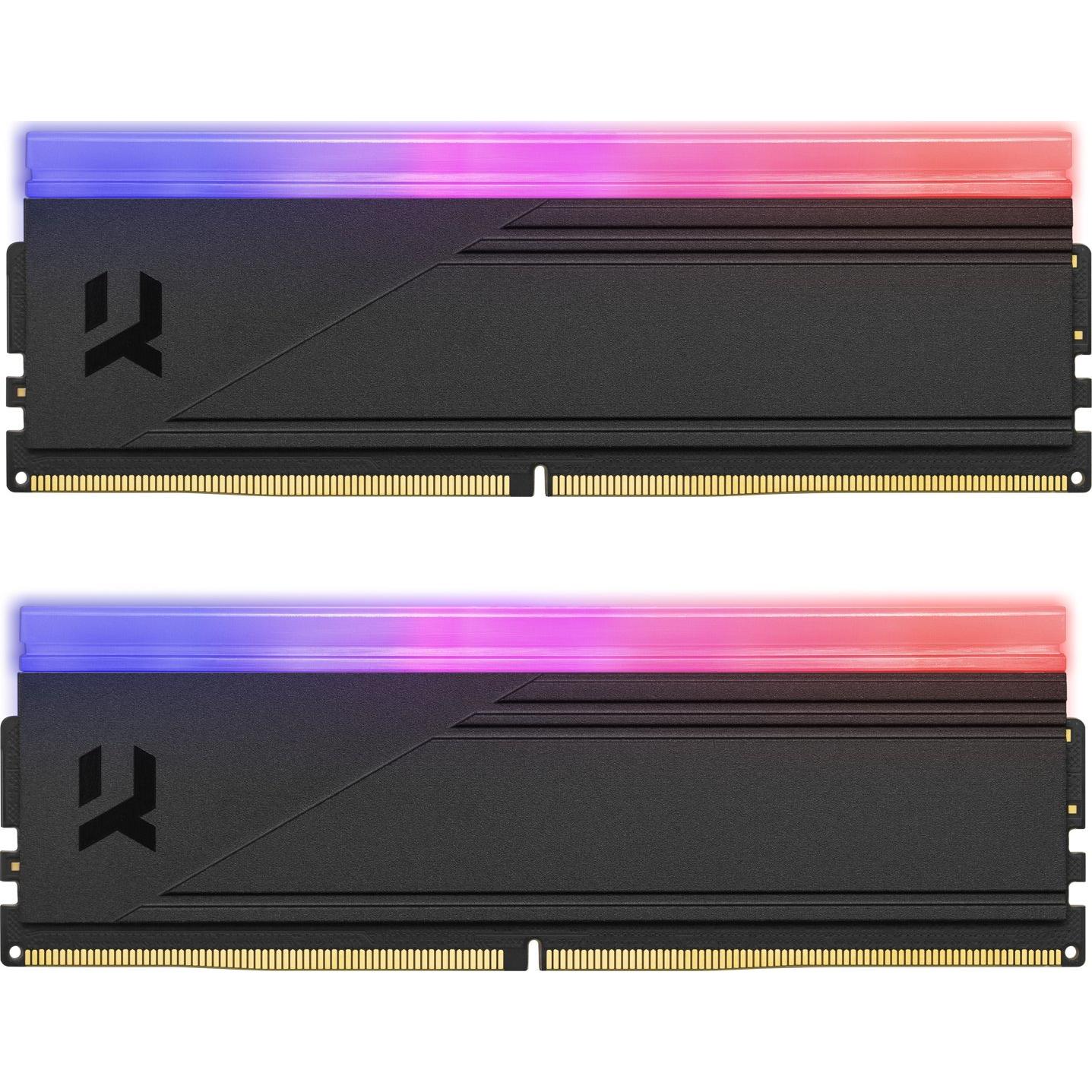 Thumbnail - Goodram IRDM RGB DDR5 IRG-56D5L30/64GDC memory module GB (2 x 32GB, 5600 MHz, DDR5-RAM, DIMM), RAM, Mehrfarbig