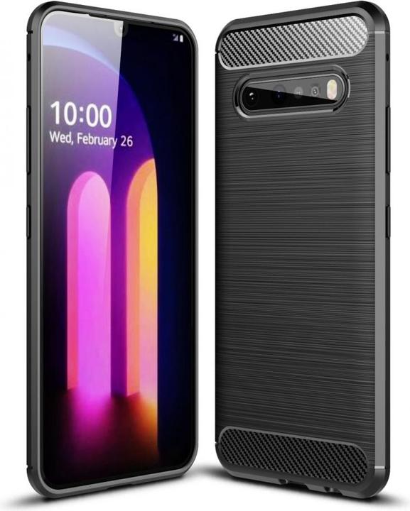 Produktbild Screenguard LG V60 ThinQ 5G Hülle Carbon Brushed Soft TPU (LG V60 ThinQ 5G)