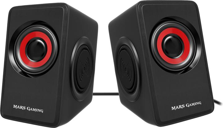 Productafbeelding Mars Gaming Gaming luidsprekers MS1 Zwart Rood