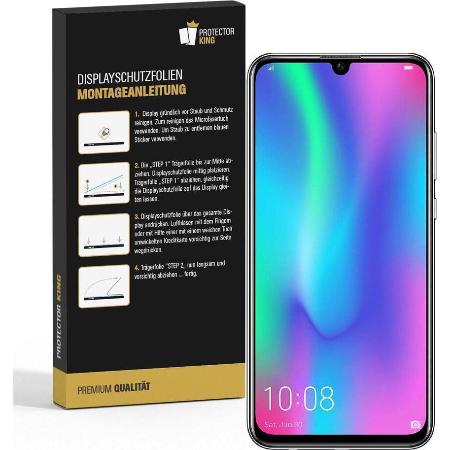Thumbnail - Protectorking 6x Premium Displayschutzfolie 3D KLAR (6 Stück, Honor 10 Lite), Smartphone Schutzfolie